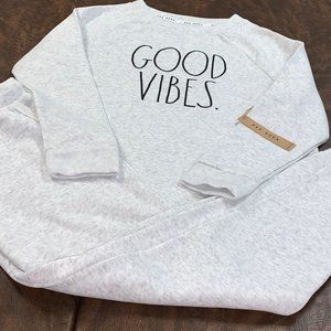 NWT Rae Dunn "Good Vibes" Pajama/Lounge Set
